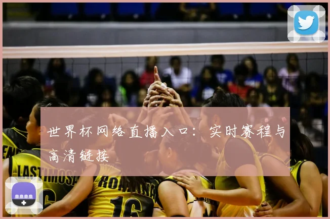世界杯网络直播入口:实时赛程与高清链接